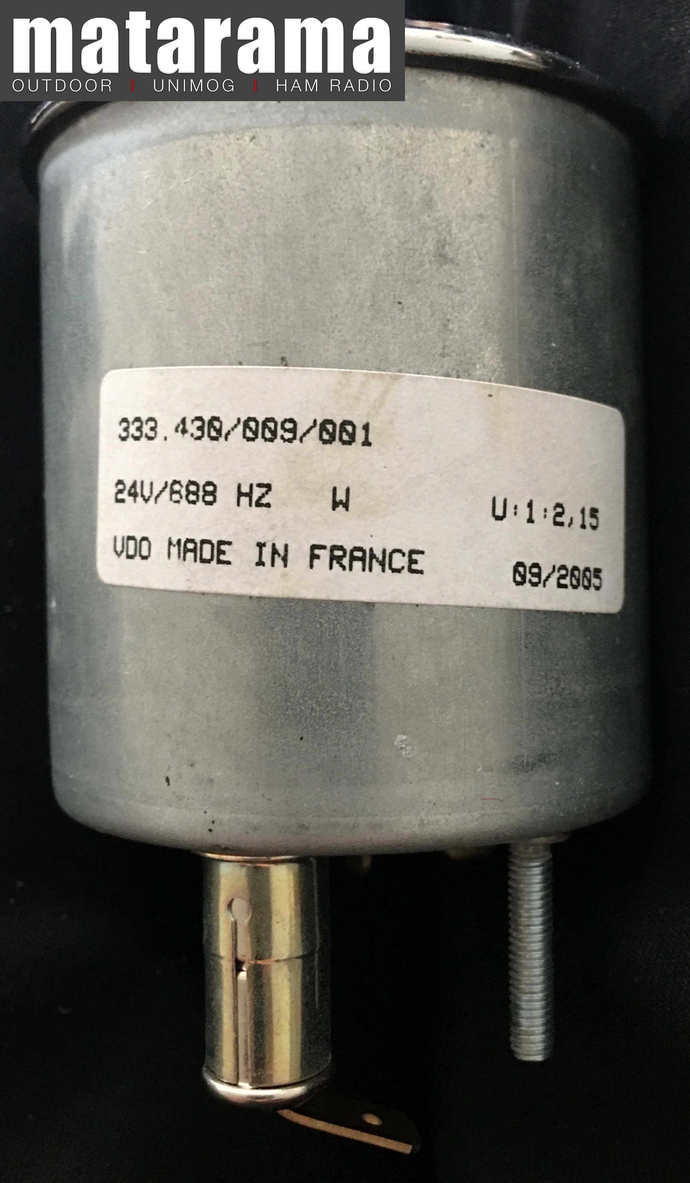 Unimog 406-416-419 VDO tachometer (rev counter) 02 matarama_com